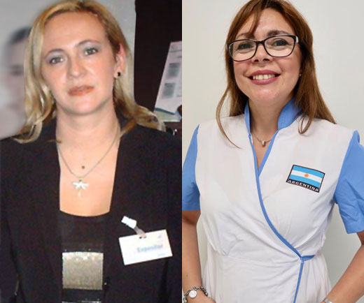 Marcela Miguenz y Lelia Fernández